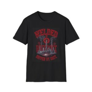 WELDED IN DETROIT. DRIVEN BY GRIT. Welding T-Shirt, Welding Graphic Tee, Welders T-shirt, Welding Job Shirt, Funny Welding Shirt, Welding Gift Shirt, Welding Apparel, Cool Welder T-shirt