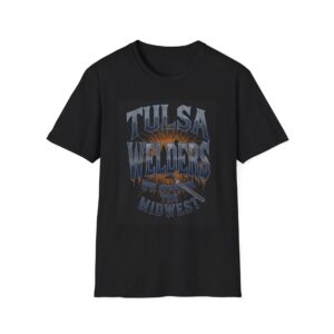 TULSA WELDERS—WE SPARK THE MIDWEST. Welding T-Shirt, Funny Welding T-shirt, Cool Welder Shirt, Welder Gift T-shirt, Welding Apparel, Mechanic T-shirt, Welding Life Shirt, Midwest Welding Tee