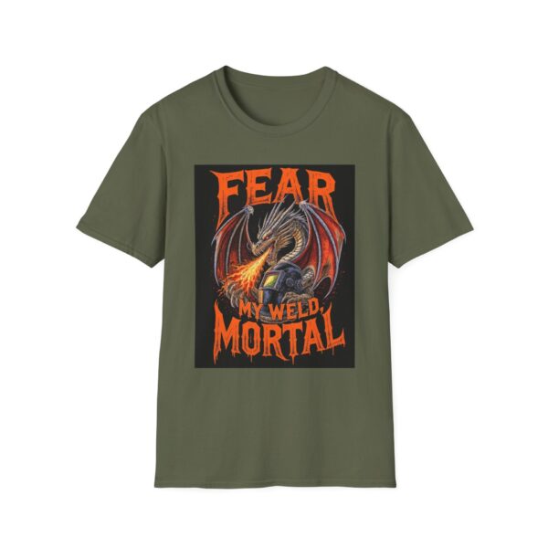 FEAR MY WELD, MORTAL Welding T-Shirt, Funny Welding T-shirt, Cool Welder Tee, Welder Graphic Shirt, Gift for Welders, Welding Humor Shirt, Mechanic T-shirt, Welding Apparel - Image 5