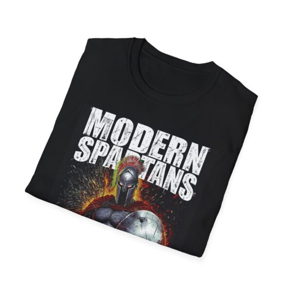 MODERN SPARTANS—WE BLEED STEEL, NOT RED. Welding T-Shirt, Funny Welding T-shirt, Cool Welder Shirt, Welding Humor Tee, Gift For Welder, Mechanic Work Shirt, Welding Enthusiast Tee, Steelworker Apparel - Image 4