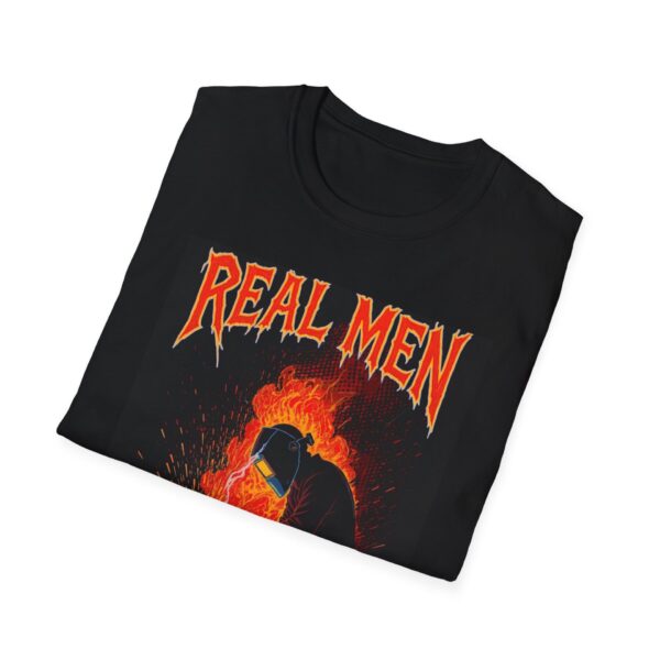 REAL MEN MELT METAL Welding T-Shirt, Funny Welding T-shirt, Cool Welder Shirt, Welding Humor Tee, Gift For Welders, Mechanic T-shirt, Welding Lover Tee, Industrial Work Shirt - Image 4