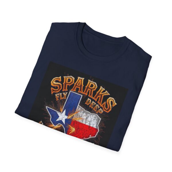 SPARKS FLY DEEP IN THE HEART OF TEXAS Welding T-Shirt, Welding Tshirt, Texas Pride T-shirt, Welder Graphic Tee, Funny Welding Shirt, Gift For Welders, Custom Welding T-shirt, Men's Welding Apparel - Image 12