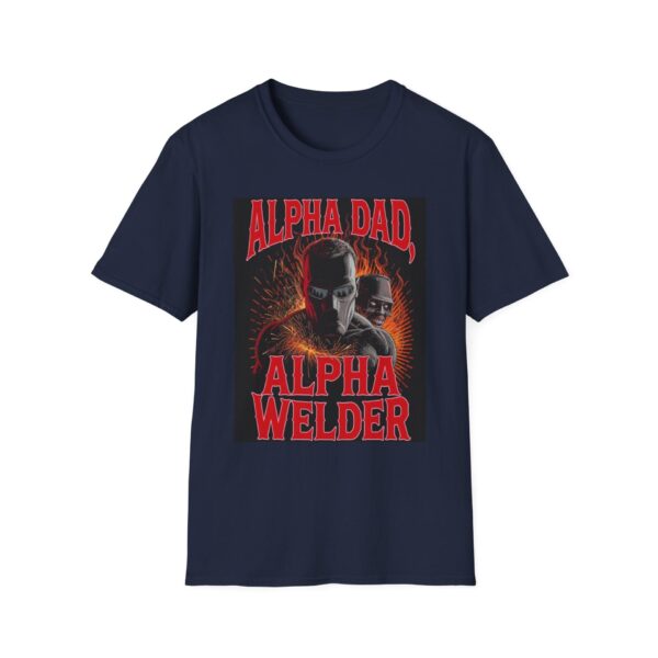 ALPHA DAD, ALPHA WELDER Welding T-Shirt, Funny Welder T-shirt, Cool Welder Shirt, Welder Dad Tshirt, Gift For Welder, Mechanic Shirt, Work Shirt, Welding Apparel - Image 9