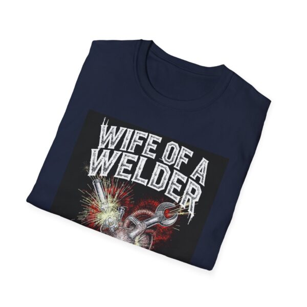 WIFE OF A WELDER—SPARKS FLY AT HOME TOO. Welding T-Shirt, Funny Welding T-shirt, Welder Wife Shirt, Sparks Fly T-shirt, Gift For Welder Wife, Welding Humor Shirt, Cool Welding Tee, Welding Family Shirt - Image 12