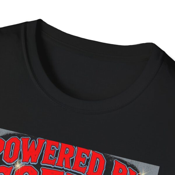 POWERED BY COFFEE AND WELDING FUMES. Welding T-Shirt, Funny Welding T-Shirt, Welding Humor Shirt, Coffee Lover T-Shirt, Welder Gift Shirt, Mechanic Job Shirt, Welding Graphic Tee, Unique Welding Apparel - Image 3