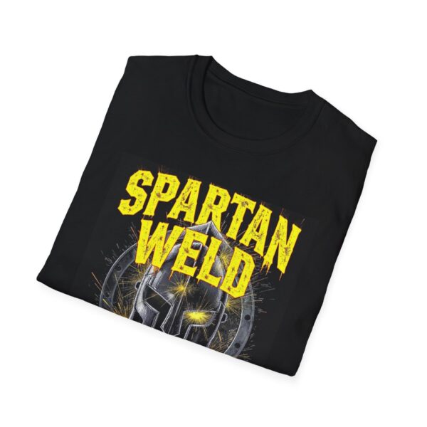 SPARTAN WELD: NO RETREAT. NO SLAG. Welding T-Shirt, Funny Welding T-shirt, Cool Welder Shirt, Welding Gift T-shirt, Welders Graphic Tee, Mechanic Work Shirt, Welder Dad Tshirt, Welding Humor T-shirt - Image 4