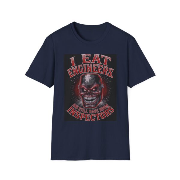 I EAT ENGINEERS. AND STILL HAVE ROOM FOR INSPECTORS. Welding T-Shirt, Funny Engineer T-Shirt, Welding Graphic Tee, Engineer Humor Shirt, Welding Gift T-Shirt, Mechanic T-Shirt, Gift for Welders, Industrial Work Shirt - Image 9