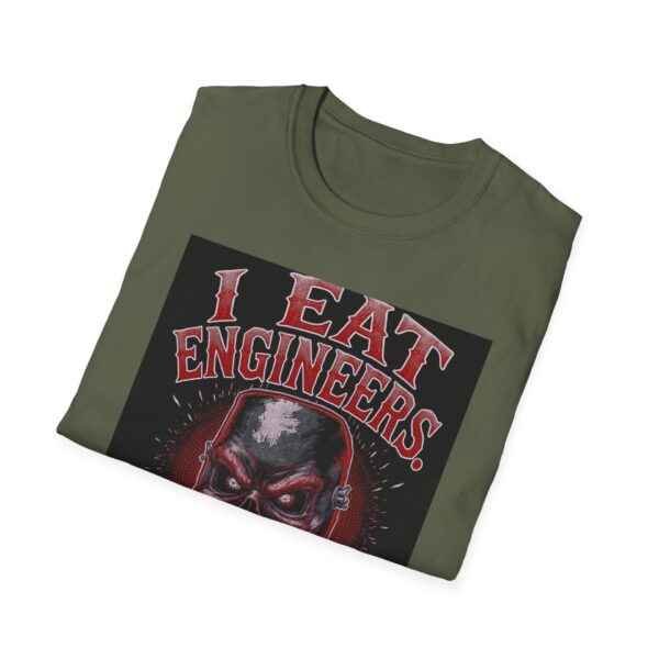 I EAT ENGINEERS. AND STILL HAVE ROOM FOR INSPECTORS. Welding T-Shirt, Funny Engineer T-Shirt, Welding Graphic Tee, Engineer Humor Shirt, Welding Gift T-Shirt, Mechanic T-Shirt, Gift for Welders, Industrial Work Shirt - Image 8