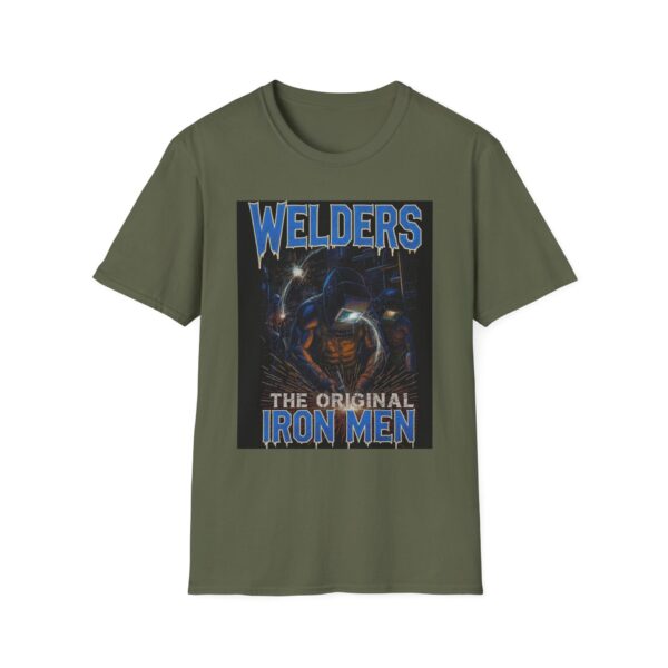 WELDERS: THE ORIGINAL IRON MEN Welding T-Shirt, Funny Welder T-shirt, Welders Long Sleeve Tee, Welding Graphic Shirt, Cool Welder Apparel, Gifts for Welders, Mens Welding T-shirt, Industrial Work Shirt - Image 5