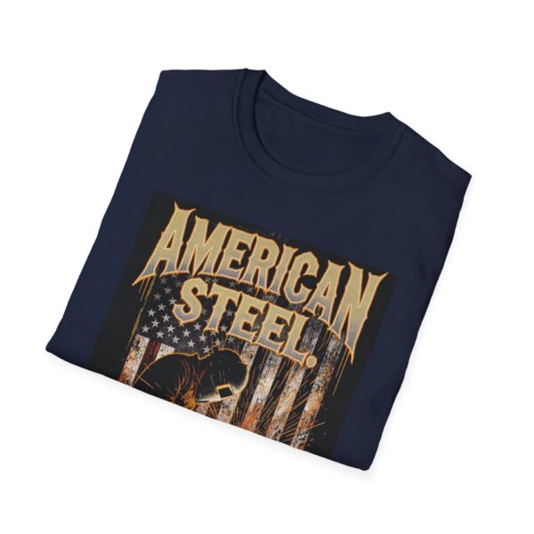 AMERICAN STEEL. AMERICAN SPARKS. PERIOD. Welding T-Shirt, Funny Welding T-shirt, Cool Welder Shirt, Welder Graphic Tee, Welding Gift Shirt, Mechanic T-shirt, Welding Humor Tee, Jobsite Work Shirt - Image 12