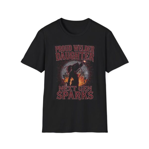 PROUD WELDER DAUGHTER—NEXT GEN SPARKS Welding T-Shirt, Funny Welder T-shirt, Cool Welder Shirt, Welding Daughter Tee, Gift For Welder Daughter, Welding Themed T-shirt, Proud Daughter Shirt, Next Gen Welder Apparel