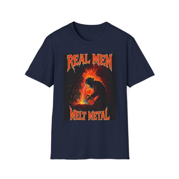 REAL MEN MELT METAL Welding T-Shirt, Funny Welding T-shirt, Cool Welder Shirt, Welding Humor Tee, Gift For Welders, Mechanic T-shirt, Welding Lover Tee, Industrial Work Shirt - Image 9