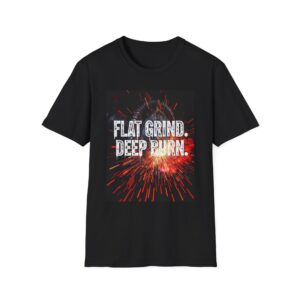 FLAT GRIND. DEEP BURN. Welding T-Shirt, Welding T-shirt, Welder T-shirt, Welding Shirt, Gift for Welder, Cool Welding Tee, Funny Welder Shirt, Mechanic T-shirt
