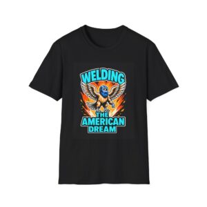 WELDING THE AMERICAN DREAM Welding T-Shirt, Funny Welding T-shirt, Cool Welding Shirt, Welding Gift Ideas, Welder Dad Tshirt, Welding Career Shirt, Mechanic T-shirt, American Pride Tee