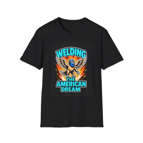 WELDING THE AMERICAN DREAM Welding T-Shirt, Funny Welding T-shirt, Cool Welding Shirt, Welding Gift Ideas, Welder Dad Tshirt, Welding Career Shirt, Mechanic T-shirt, American Pride Tee