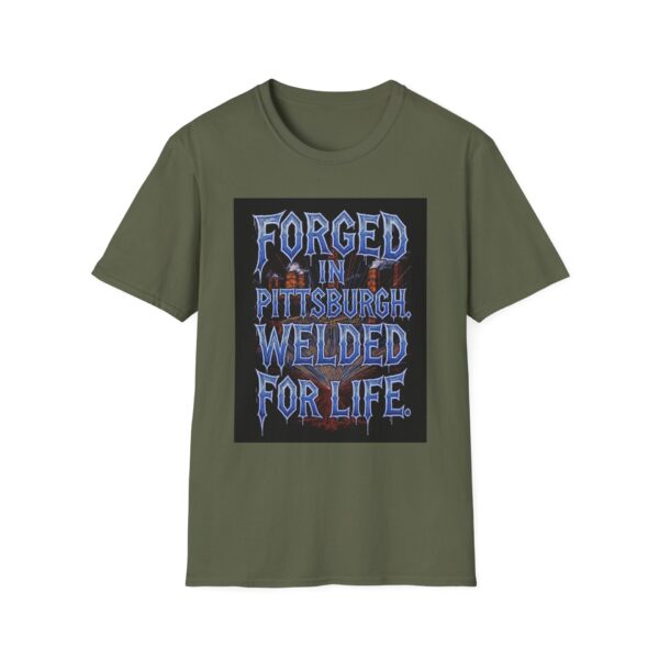 FORGED IN PITTSBURGH. WELDED FOR LIFE. Welding T-Shirt, Welding T-Shirt, Funny Welder T-Shirt, Cool Welder Shirt, Welders Gift T-Shirt, Welding Humor Tee, Mechanic Work Shirt, Graphic Welder Shirt - Image 5