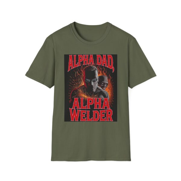 ALPHA DAD, ALPHA WELDER Welding T-Shirt, Funny Welder T-shirt, Cool Welder Shirt, Welder Dad Tshirt, Gift For Welder, Mechanic Shirt, Work Shirt, Welding Apparel - Image 5