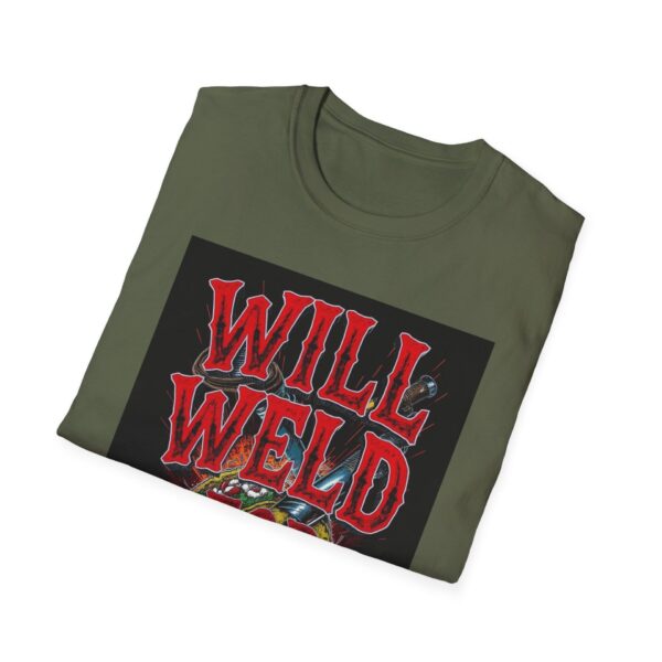WILL WELD FOR TACOS. Welding T-Shirt, Funny Welding T-shirt, Taco Lover Shirt, Welding Humor Tee, Gift for Welders, Welding Enthusiast Shirt, Cool Welding Tee, Novelty Welding Shirt - Image 8