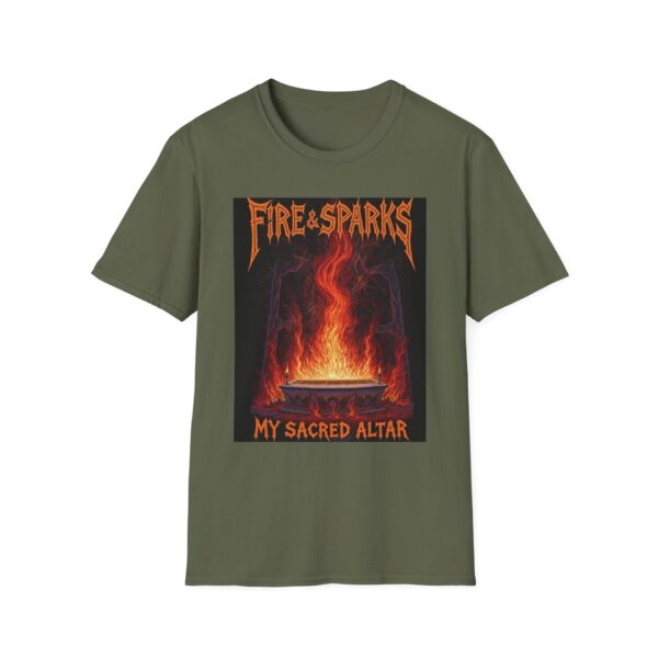 FIRE & SPARKS: MY SACRED ALTAR Welding T-Shirt, Funny Welding T-shirt, Cool Welding Shirt, Welders Gift Tee, Mechanics T-shirt, Welding Apparel, Industrial Work Shirt, Unique Welder Tee - Image 5