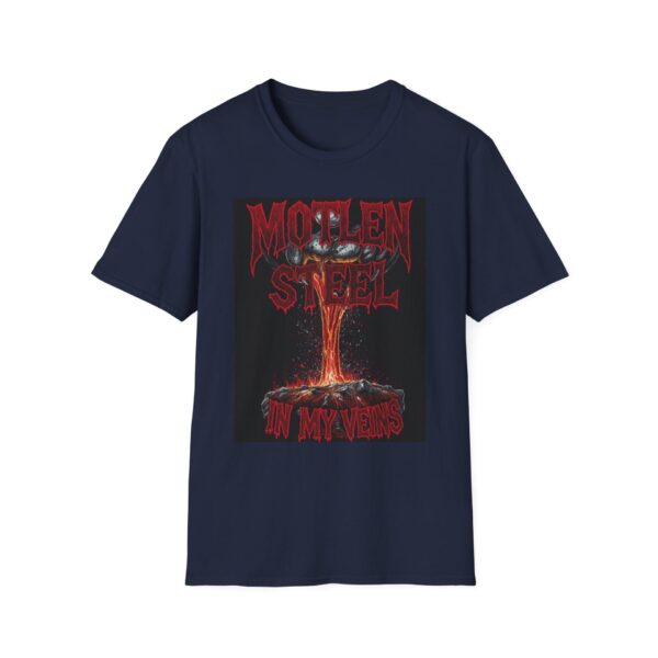MOTLEN STEEL IN MY VEINS Welding T-Shirt, Funny Welding T-shirt, Cool Welder Shirt, Welding Graphic Tee, Gift For Welders, Mechanic T-shirt, Welding Apparel, Work T-shirt - Image 9