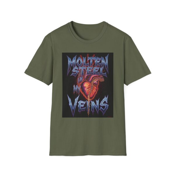 MOLTEN STEEL IN MY VEINS Welding T-Shirt, Funny Welding T-shirt, Cool Welding Shirt, Welder Humor Tee, Welding Gift For Him, Mechanic Graphic T-shirt, Welding Dad Shirt, Industrial Work Tee - Image 5