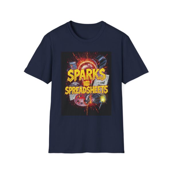 SPARKS > SPREADSHEETS Welding T-Shirt, Funny Welding T-shirt, Cool Welding Shirt, Welder Gift Tee, Welding Humor T-shirt, Welding Quotes Shirt, Graphic Weld T-shirt, Mechanic Welding Tee - Image 9
