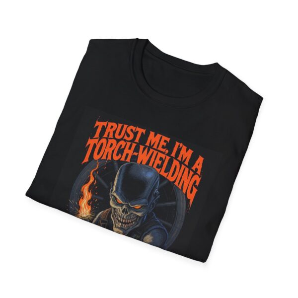 TRUST ME, I’M A TORCH-WIELDING MANIAC. Welding T-Shirt, Funny Welding T-shirt, Gift for Welders, Welding Shirt for Men, Torch Wielding Shirt, Cool Mechanic T-shirt, Welding Humor Tee, Welders Gift T-shirt - Image 4