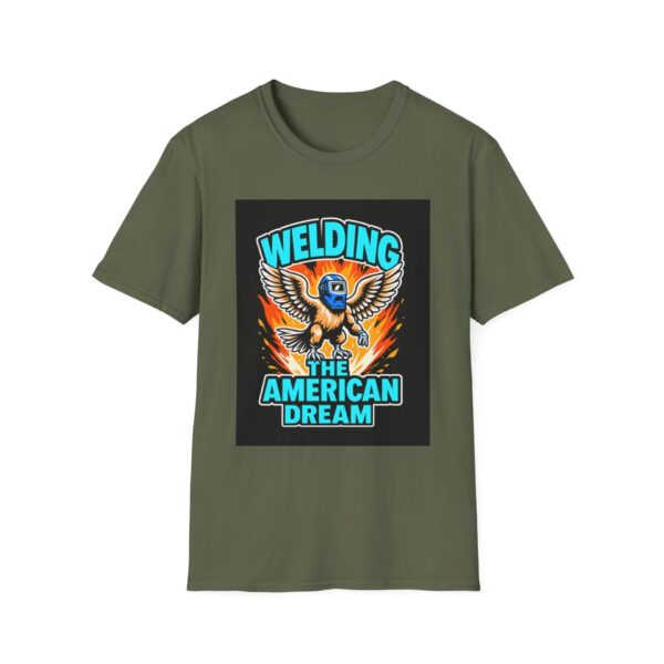 WELDING THE AMERICAN DREAM Welding T-Shirt, Funny Welding T-shirt, Cool Welding Shirt, Welding Gift Ideas, Welder Dad Tshirt, Welding Career Shirt, Mechanic T-shirt, American Pride Tee - Image 5
