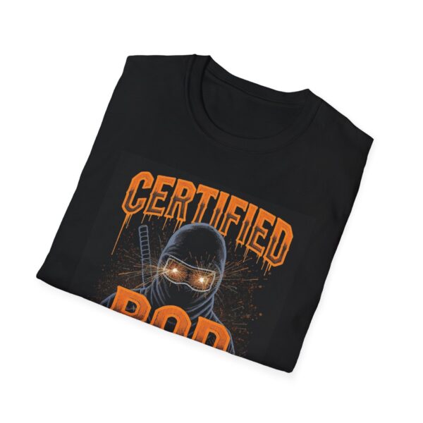 CERTIFIED ROD NINJA. Welding T-Shirt, Funny Welding T-Shirt, Cool Welder Tee, Welding Gift Shirt, Certified Welder T-Shirt, Welding Humor Shirt, Mechanic T-Shirt, Welding Enthusiast Tee - Image 4