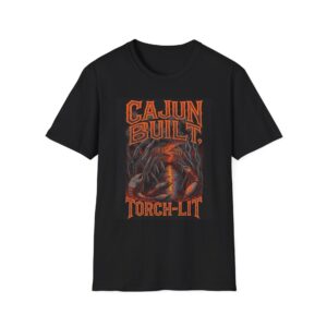 CAJUN-BUILT. TORCH-LIT. Welding T-Shirt, Funny Welding T-shirt, Cool Welding Shirt, Welder Gift Tee, Welding Apparel, Welding Humor Shirt, Mechanic T-shirt, Welding Job Shirt
