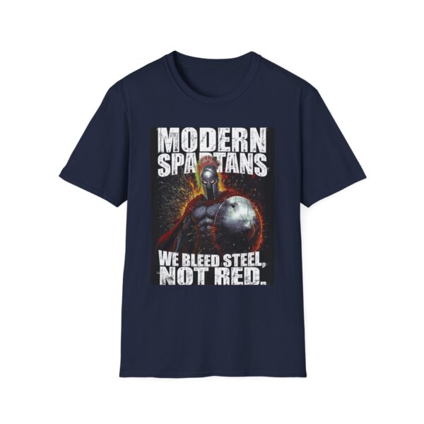MODERN SPARTANS—WE BLEED STEEL, NOT RED. Welding T-Shirt, Funny Welding T-shirt, Cool Welder Shirt, Welding Humor Tee, Gift For Welder, Mechanic Work Shirt, Welding Enthusiast Tee, Steelworker Apparel - Image 9