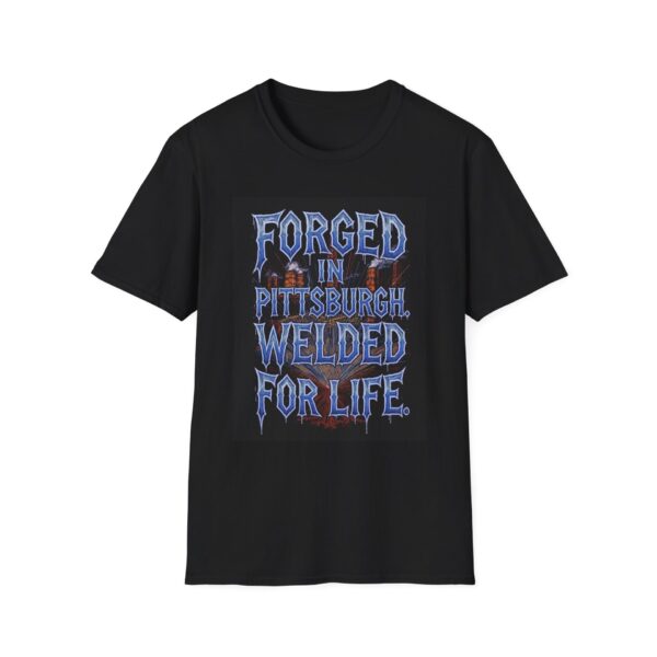 FORGED IN PITTSBURGH. WELDED FOR LIFE. Welding T-Shirt, Welding T-Shirt, Funny Welder T-Shirt, Cool Welder Shirt, Welders Gift T-Shirt, Welding Humor Tee, Mechanic Work Shirt, Graphic Welder Shirt