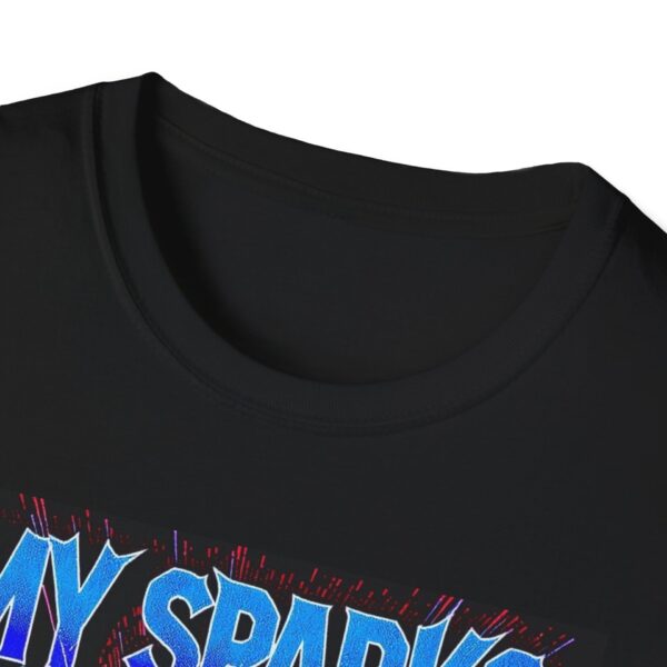 MY SPARKS FLY TRUE: RED, WHITE & BLUE Welding T-Shirt, Funny Welder T-shirt, Cool Welding Shirt, Welding Apparel, Patriotic T-shirt, Gift For Welder, Red White Blue Shirt, Welding Dad T-shirt - Image 3