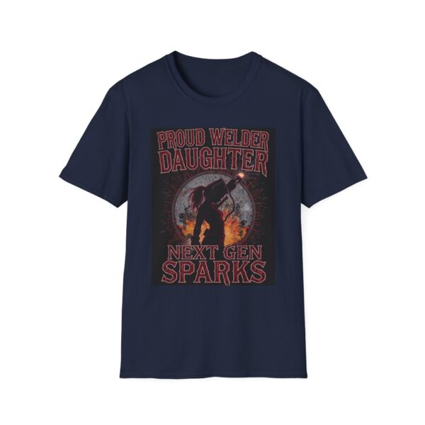 PROUD WELDER DAUGHTER—NEXT GEN SPARKS Welding T-Shirt, Funny Welder T-shirt, Cool Welder Shirt, Welding Daughter Tee, Gift For Welder Daughter, Welding Themed T-shirt, Proud Daughter Shirt, Next Gen Welder Apparel - Image 9