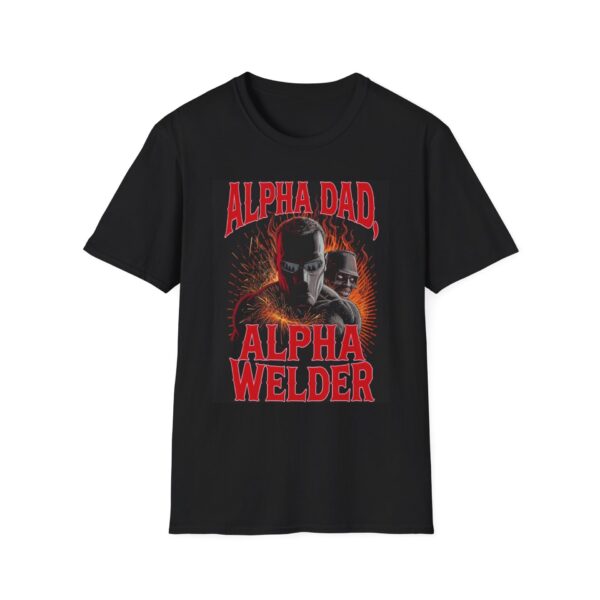 ALPHA DAD, ALPHA WELDER Welding T-Shirt, Funny Welder T-shirt, Cool Welder Shirt, Welder Dad Tshirt, Gift For Welder, Mechanic Shirt, Work Shirt, Welding Apparel