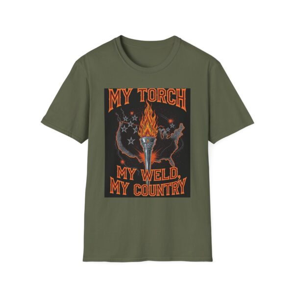 MY TORCH, MY WELD, MY COUNTRY Welding T-Shirt, Funny Welding T-shirt, Cool Welding Shirt, Welders Unite Tee, Gift for Welder, Welding Craft T-shirt, Men’s Welding T-shirt, Welding Apparel - Image 5