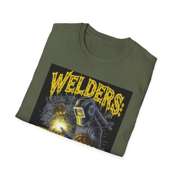WELDERS: FIXING FANCY DEGREES DAILY Welding T-Shirt, Funny Welder T-shirt, Welding Graphic Tee, Welder Life Shirt, Welders Gift T-shirt, Cool Welding Apparel, Mechanic Work Shirt, Welding Humor Tee - Image 8