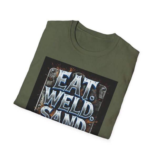 EAT. WELD. SAND. REPEAT. Welding T-Shirt, Funny Welding T-shirt, Cool Welder Shirt, Welding Gift T-shirt, Welders Apparel, Work Shirt for Welders, Mechanic T-shirt, Welding Enthusiast Shirt - Image 8