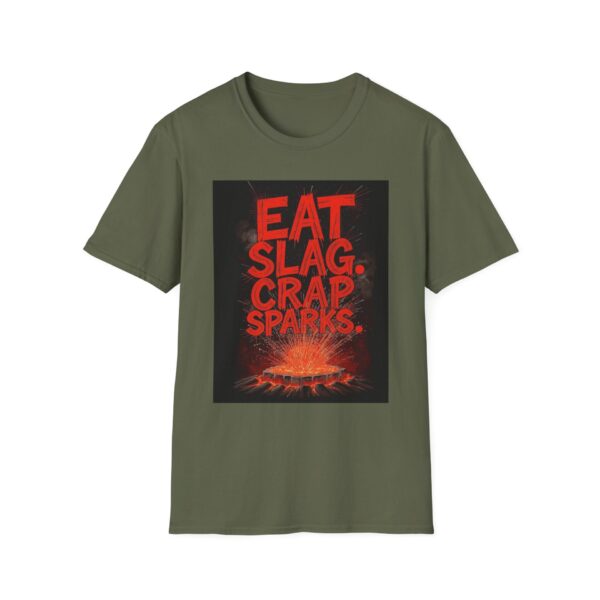 EAT SLAG. CRAP SPARKS. Welding T-Shirt, Funny Welding T-shirt, Cool Welder Shirt, Welding Gift T-shirt, Welder Dad Shirt, Mechanic T-shirt, Work T-shirt, Welding Apparel - Image 5