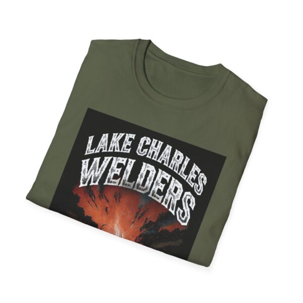 LAKE CHARLES WELDERS—BORN TO BURN ROD. Welding T-Shirt, Funny Welding T-shirt, Cool Welder Shirt, Welding Art Tee, Welder Gift Idea, Men's Welding Apparel, Graphic Welder T-shirt, Workwear for Welders - Image 8