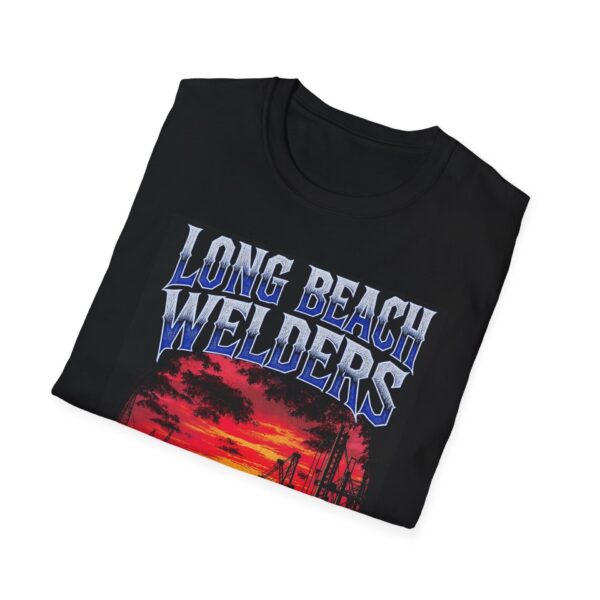 LONG BEACH WELDERS—HARBOR HEAT AND HUSTLE. Welding T-Shirt, Funny Welding T-shirt, Cool Welder Shirt, Welding Gift Shirt, Mechanic T-shirt, Welding Apparel, Work T-shirt, Welders Gift Tee - Image 4