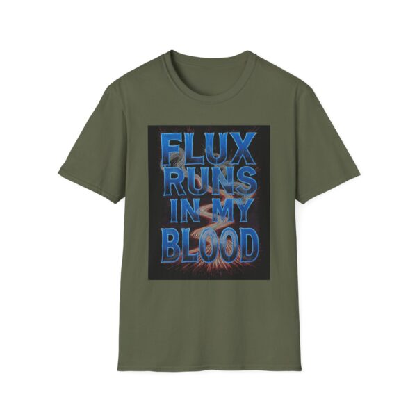 FLUX RUNS IN MY BLOOD Welding T-Shirt, Funny Welding T-shirt, Cool Welder Shirt, Welding Humor Tee, Gift For Welder, Welder Graphic T-shirt, Mechanic Work Shirt, Industrial Style T-shirt - Image 5