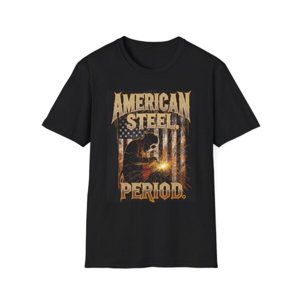 AMERICAN STEEL. AMERICAN SPARKS. PERIOD. Welding T-Shirt, Funny Welding T-shirt, Cool Welder Shirt, Welder Graphic Tee, Welding Gift Shirt, Mechanic T-shirt, Welding Humor Tee, Jobsite Work Shirt