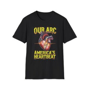OUR ARC: AMERICA'S HEARTBEAT Welding T-Shirt, Welding T-shirt, Cool Welding Shirt, Welders Quote Tee, Funny Welder T-Shirt, Gift for Welders, Mechanic T-shirt, Union Worker Shirt