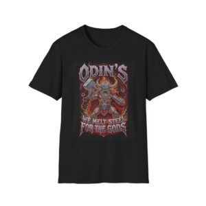 ODIN’S CREW. WE MELT STEEL FOR THE GODS. Welding T-Shirt, Funny Welding T-shirt, Odin's Crew T-shirt, Gift for Welder, Cool Welding Shirt, Welding Enthusiast Shirt, Mechanic T-shirt, Welding Art Tee