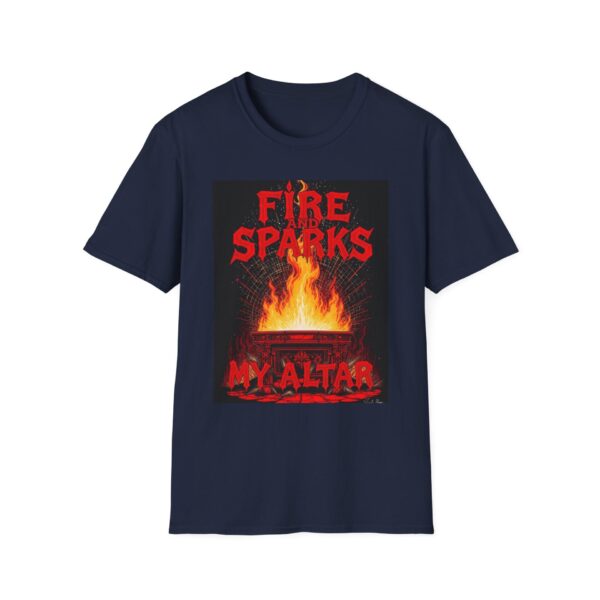 FIRE AND SPARKS: MY ALTAR Welding T-Shirt, Welding T-shirt, Funny Welding Shirt, Cool Welder T-shirt, Gift for Welders, Mechanic T-shirt, Welding Apparel, Welding Humor Tee - Image 9