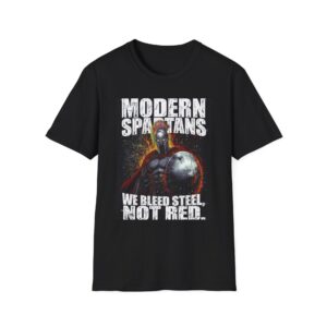 MODERN SPARTANS—WE BLEED STEEL, NOT RED. Welding T-Shirt, Funny Welding T-shirt, Cool Welder Shirt, Welding Humor Tee, Gift For Welder, Mechanic Work Shirt, Welding Enthusiast Tee, Steelworker Apparel