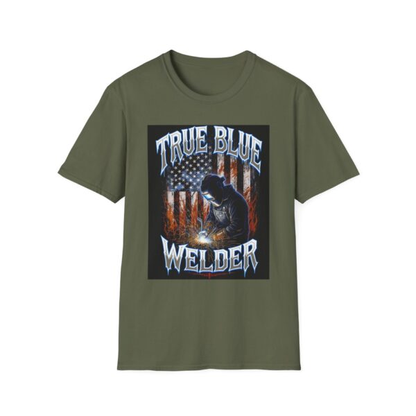 TRUE BLUE AMERICAN WELDER Welding T-Shirt, Funny Welder T-shirt, Cool Welder Shirt, American Welder Tee, Gift For Welder, Welding T-shirt for Men, Custom Welding Shirt, Welding Apparel - Image 5