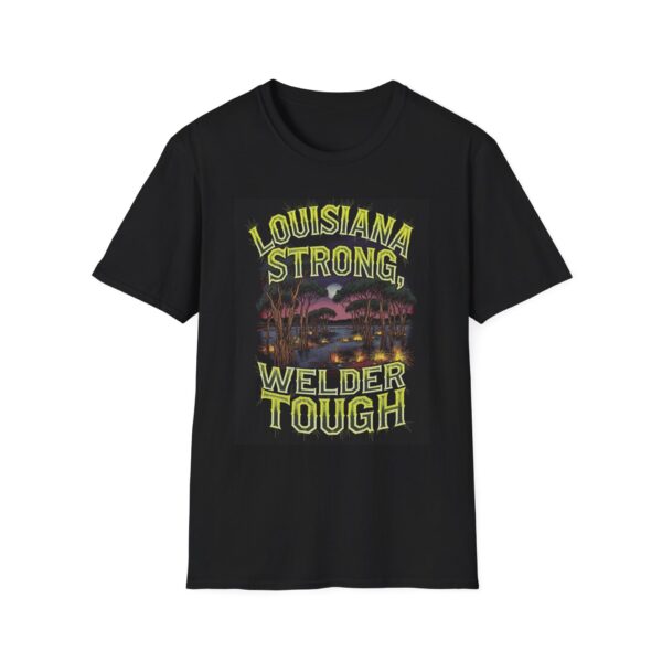 LOUISIANA STRONG, WELDER TOUGH. Welding T-Shirt, Funny Welder T-shirt, Cool Welder Shirt, Welder Dad Tshirt, Gift For Welder, Mechanic Shirt, Work Shirt, Welding Apparel