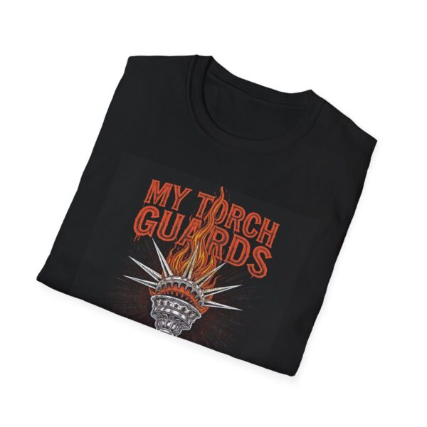 MY TORCH GUARDS LIBERTY'S FLAME Welding T-Shirt, Funny Welding T-shirt, Cool Welder Shirt, Liberty Themed T-shirt, Welder Gift Idea, Welding Apparel, Welding Graphic Tee, Mechanic Work Shirt - Image 4